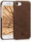 kalibri Schutzhülle kompatibel mit Apple iPhone SE (2022) / iPhone SE (2020) / iPhone 8 / iPhone 7 - Hülle Leder - Hardcover Handy Cover Case Braun