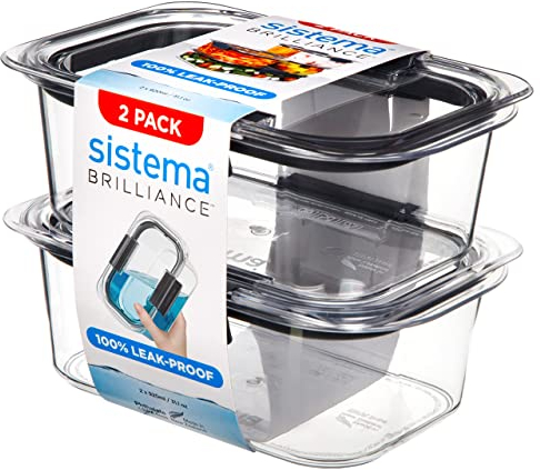 Sistema Brilliance, Clear/Grey, 2 x 920 ml