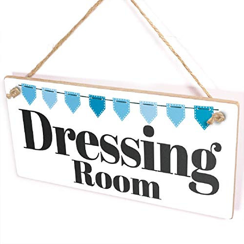 Dressing Room Sign - Decorative Colourful Bunting Dressing Room Hallway Sign