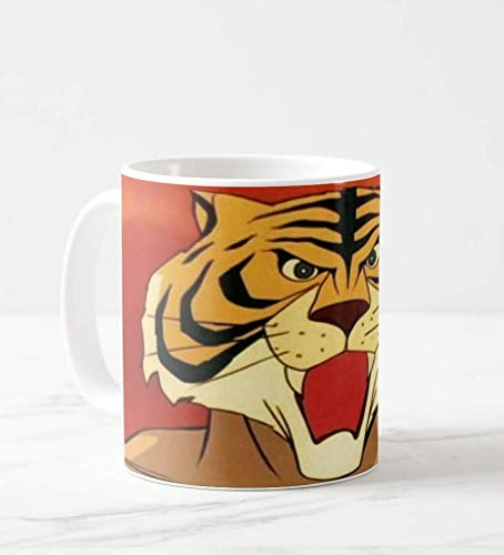 PIL Idea Regalo Tazza Personalizzata Mug l'Uomo Tigre - TIGERMASK - Tiger Mask - Cartone Anni 80-2 - Idea Regalo