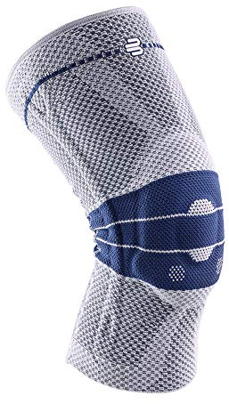 BAUERFEIND Kniebandage GenuTrain Unisex mit Silikonrand zur Entlastung, Stabilisierung und Aktivierung nach Verletzung, Operation oder bei chronischen wie Gonarthrose (Gelenkverschleiß) oder Arthritis