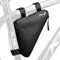 BOBILIFE Bike Triangle Frame Bag - Bicycle Cycling Handlebar Front Pouch Saddle Storage Bag for Road and Mountain Bikes (Black)