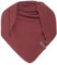 KNIT FACTORY - Liv Dreieckstuch - Tuch Schal für Damen - Weiches Musselintuch - Für Frühling und Sommer - 100% Bio-Baumwolle - Stone Red