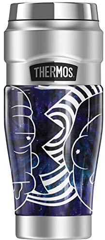 Rick and Morty Space Tie Dye THERMOS STAINLESS KING Stainless Steel Travel Tumbler, Vacuum insulated & Double Wall, 16oz