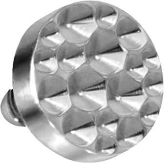 PIERCINGLINE Titan Schraubaufsatz mit Außengewinde 0,9 mm STRUKTUR Piercing Aufsatz Ersatz Farbauswahl