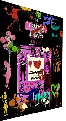 Magic Canvas Art Pop Art Parfum Luxus Leinwandbild 1- teilig Hochwertiger Kunstdruck Wandbilder – B8282, Material: Acrylglas, Größe: 40 x 30 cm