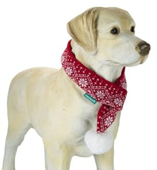 Beeztees K&BZ Hundespielzeug Plüschtier Schal Weihnachten Plüschtier, Rot Einheitsgröße