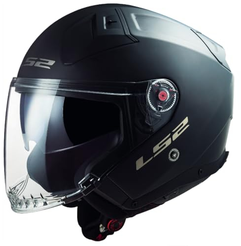 LS2, Jet-Motorradhelm Infinity II SOLID Matt Black, L