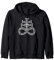 Das Leviathan-Kreuz — Satanisches Kreuz — Crux Satanus T-Shirt Kapuzenjacke