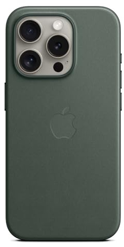 Apple iPhone 15 Pro FineWoven Case with MagSafe - Evergreen ​​​​​​​
