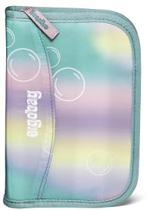 ergobag Hartschalenetui 22er Set, Lyra Buntstifte, Stundenplan, Münzfach, Magic BubbleBear Lineal - Pink