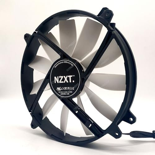 CYRMZAY Compatible pour NZXT A2030L12S 12V 0.42A 20cm 20030 3-Wire Cooling Ventilateur
