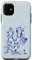 iPhone 11 Marvel Deadpool Family Comic Blue Line Sketch Art Case