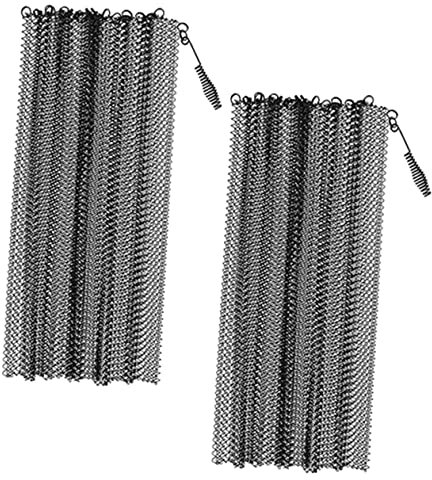 MAGICLULU Heimwerkzeuge 2St Maschensiebe für Kamine Outdoor-Werkzeuge Gittervorhang für Kamin vorhangstange vorhänge Kaminplatten Kamin Herd Maschensieb Metall Zubehör Kotflügel Tafel