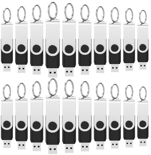 Pendrive 8GB 100 Pack,Wooolken Memorias USB 8GB 2.0 (20 llaveros Gratis)