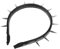 SAFIGLE Punk-nieten-stirnband Spike-kopfstück Stachelnieten-stirnband Gotische Krone Rockiges Haarband Haarreifen Festival-kopfschmuck Rollenspieldekoration Fräulein Barock- Leder Spikes