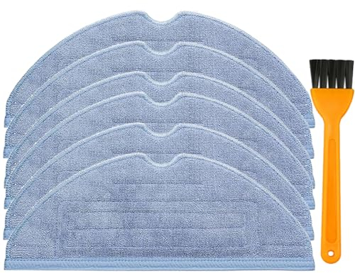 Lonimia 6 Stück Wischtücher Zubehör Für Roborock S7/T7SPLUS/G10S/PRO Serie Staubsauger Mikrofaser Wischtuch,Roborock wischtücher Wiederverwendbare