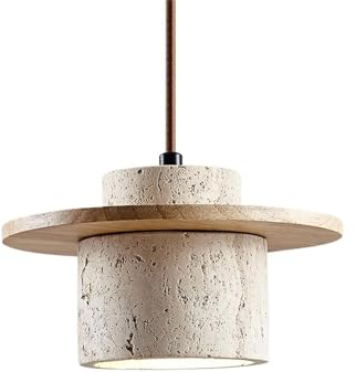 LUOYAOB Modern Pendelleuchte Steinschirm-Pendelleuchte, Kronleuchter, Kücheninsel über Waschbecken, einzelner Esstisch, Droplight, Nachttisch, Restaurant, Gang, Bar, Club, Café(B)