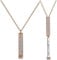 WANGHAIPING I Love You Pendant, 18k Gold Inspirational Hidden Message Necklace w/Heart, Show I Love You Secret Sentiments Jewelry for Women
