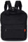 Boziee Leinwand/Cord Rucksack Damen Cityrucksack Daypack Mädchen Rucksackhandtasche Teenager Schulrucksack für Schule, Reisen, Arbeit unisex (Canvas, Schwarz)
