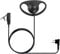 Tinshow 2 Pin Earpiece for Walkie Talkie Compatible with Motorola CP040 DP1400 GP68 GP88 GP300 CT150 Security D Shape Ear Piece with PTT Mic for Bodyguard Two Way Radio Black