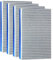 JDCMEI 4 Pezzi Ovatta Filtro 8D per Acquario, 25 x 11 x 2 cm Spugna Filtro Acquario, Materiale Filtrante Biochimico Ovatta a Nido d'Ape Adatto per la Pulizia di Acquari, Laghetti Koi, Stagni