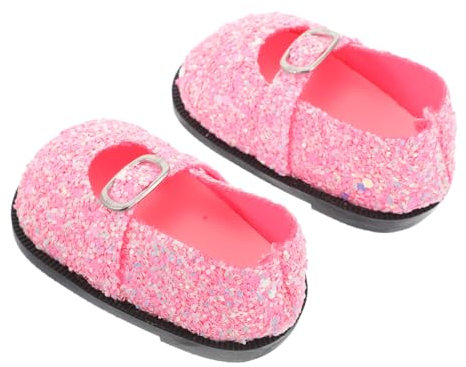 JOINPAYA Puppenschuhe Für Puppen Glänzende Pailletten Schuhe Modische Accessories Für Puppenkostüme Vielseitige Deko Für Puppenspiel Und Sammeln Geeignet Für Mädchen-Spielzeug
