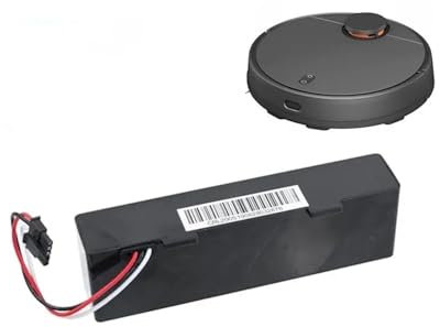 JKDND Batería De 14.8V, Compatible con Aspiradora Xiaomi Mijia LDS, Aspiradora Robot Xiaomi-Mop P, Aspiradora Robot Xiaomi-Mop 2S/Haier JX37(3200mAh)