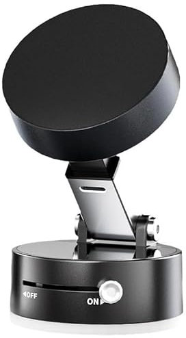 Casbomy Soporte Magnético para Movil Teléfono, Soporte Magnético Móvil Coche, Soporte Magnético de Vacío Ajustable 360°, Soporte de Coche Móvil Plegable, Se Puede Utilizar para Gimnasio/baño/Coche