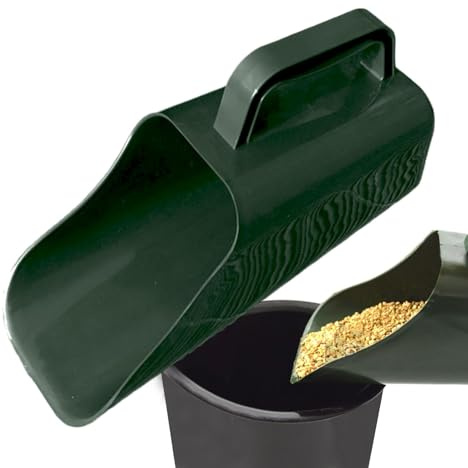 Eimer Scoop - Bodenschaufel, Pflanzenerde Schaufel | Schwerer Eimerschaufel, 5-Gallonen-Schaber, Bauwerkzeug, effizientes Mischen und Gießen, ergonomisches Design