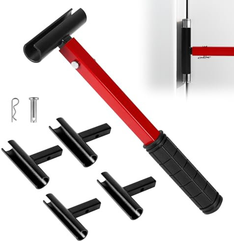 SUPAWAY Juego de llaves para bisagras 4-en-1, herramienta 14-25 mm para puertas - Llave de acero al carbono con mango antideslizante, uso doméstico/profesional