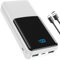 Coblob Batterie Externe, 30W 27000mAh Power Bank, Batterie Portable USB C (Entrée/Sortie) PD3.0 QC4.0 Charge Rapide Chargeur avec Affichage LCD Compatible Smartphones Tablets Watches etc. (Blanc)