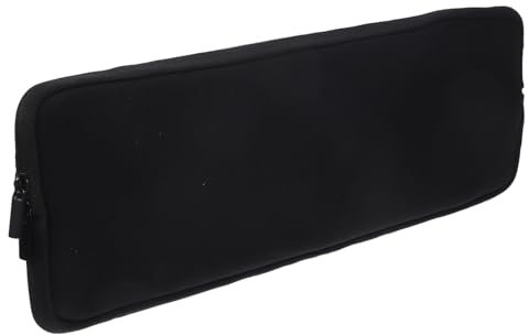LOORGVEL 104-Key Neoprene Keyboard Sleeve for Travel Portable Waterproof Keyboard Storage Bag Zipper Compatible Wireless and Gaming