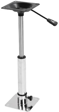 Bootssitzständer aus Edelstahl, 360° drehbar, Höhe 400-500mm | Rostfreier Stahl, flexibel demontierbar, für Yachten, Pontonboote, Wohnmobile, inkl. Befestigungsmuttern