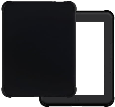 OAGELIM Hülle Kompatibel mit Barnes & Noble Nook GlowLight 4 6.0 2021, Leichtes Weiches TPU, Kratzfeste Ultra Slim Schützende Tablet Hülle, Stoßfeste Schale Schlagfest(Schwarz)
