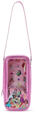 Disney Store Official, Princesas Disney, Bolsa de Transporte para muñecas, 18 נ18 נ5 cm (Alto נancho נprofundo) Aprox., Bolso Grande Brillante para muñecas de Cuento de Hadas