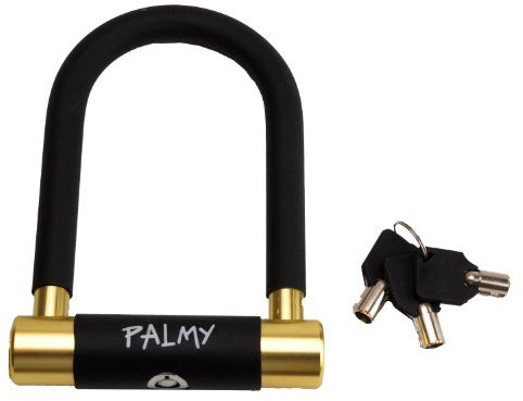 Palmy Mini Aluminium U-lock (5.1'' X 2.95'') Blackgold, Candado de Seguridad