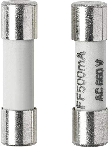 VOLTCRAFT 123421 Feinsicherung (Ø x L) 5 mm x 20 mm 500 mA 660 V Superflink -FF- Inhalt 1 St.