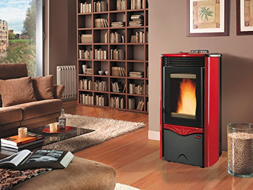 Stufa pellet kw.14 duchessa idro steel bord.