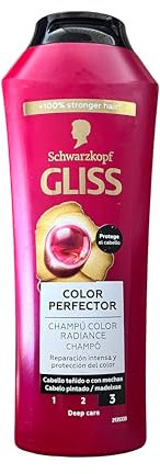 Schwarzkopf Gliss Colour Protect Shampoo With Liquid Keratin 250ml -Pack Of 2