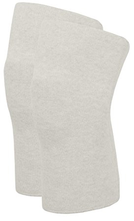 wobera ANGORA Kniewärmer, schwere Ausführung (Gr. XL, Farbe: wollweiß)