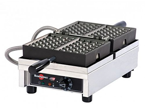 Krampouz Waffeleisen 4 x 7 Lüttich 180°