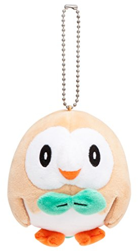 Pokemon Center Original Mascot Doll Rowlet / Brindibou (Pokemon Sun & Moon)