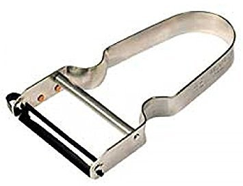 2 Pack - Swiss STAR Vegetable Peeler, Carbon Steel Blade and Stainless Handle