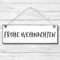 Frohe Weihnachten - Dekoschild Türschild Wandschild aus Holz 10x30cm - Holzdeko Holzbild Deko Schild Weihnachten