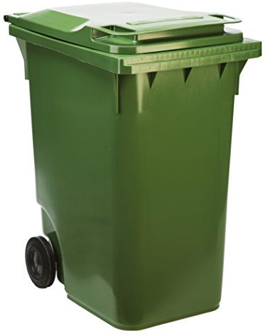 TAP France 03003 Conteneur à Déchets, 240L, 1060mm x 575mm x 730mm, Vert