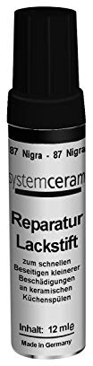 SYSTEMCERAM Reparatur Lackstift NIGRA für KeraDomo Spülen / Ausbesserungsstift
