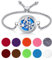 OIDEA Edelstahl Damen Schnee verstellbar Armband Silber Aromatherapie Ätherische Öle Diffusor Hollow Floating Medaillon Foto Locket Anhänger