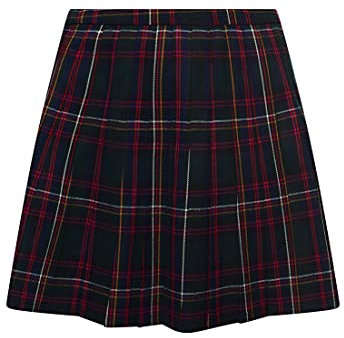 Superdry Damen Minirock mit Karomuster Grün Kariert 38