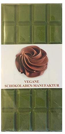 Alternative végane au chocolat blanc avec du matcha (VEGANE SCHOKOLADEN-MANUFAKTUR) 100g